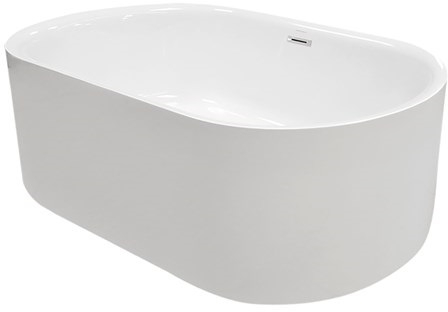 Kerasan Nolita vasca da bagno freestanding 145x78 cm ovale bianco 535001