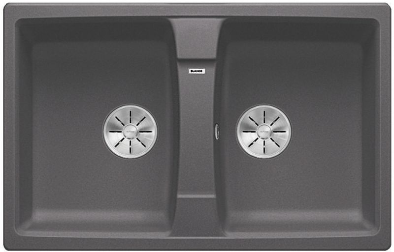 Blanco Lexa 8 lavello in granito 78x50 cm grigio/grafite/inox 524961