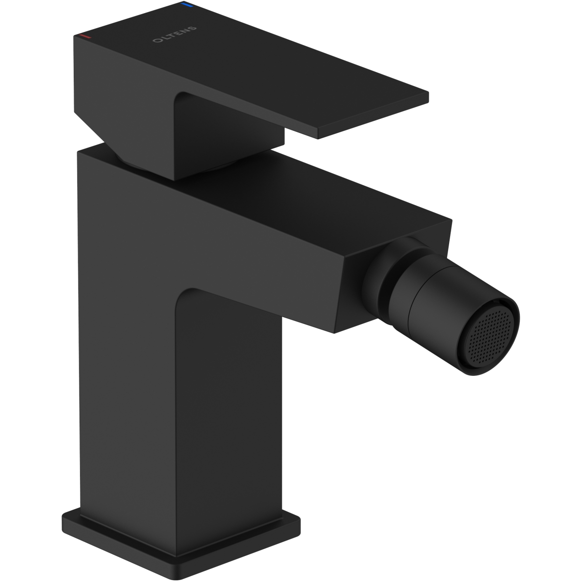 Oltens Gota rubinetto per bidet verticale nero opaco 31301300