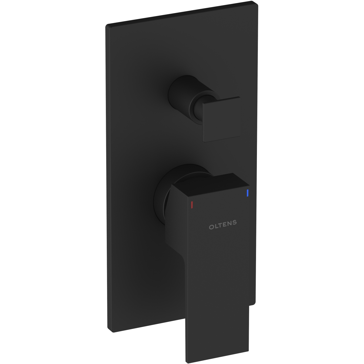 Oltens Gota rubinetto per vasca e doccia da incasso nero opaco 34101300