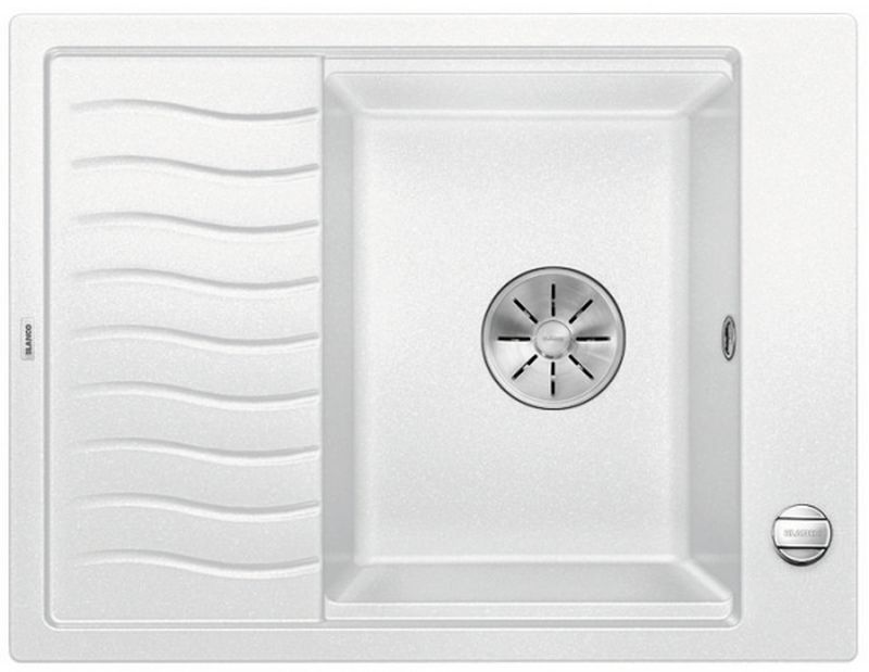Blanco Elon 45 S lavello in granito 65x50 cm bianco 524818