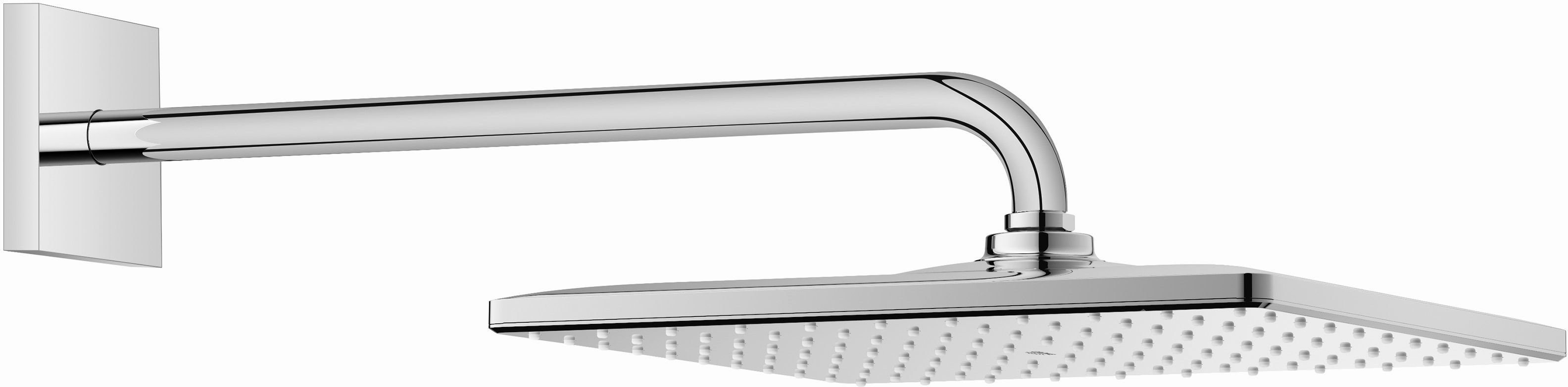 Grohe Rainshower soffione doccia con braccio 31x31 cm quadrata cromo 26564000