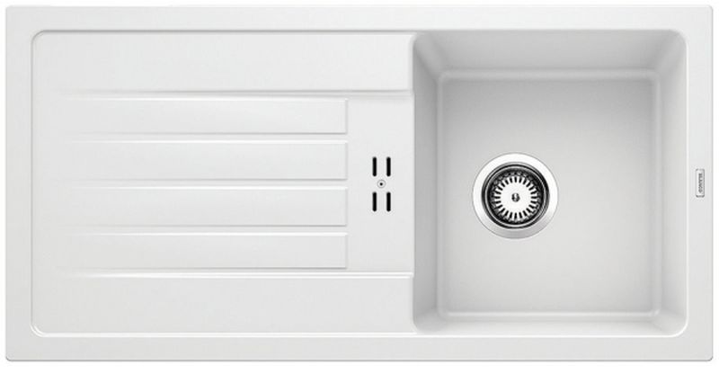 Blanco Favum 45 S lavello in granito 86x43.5 cm bianco 524229