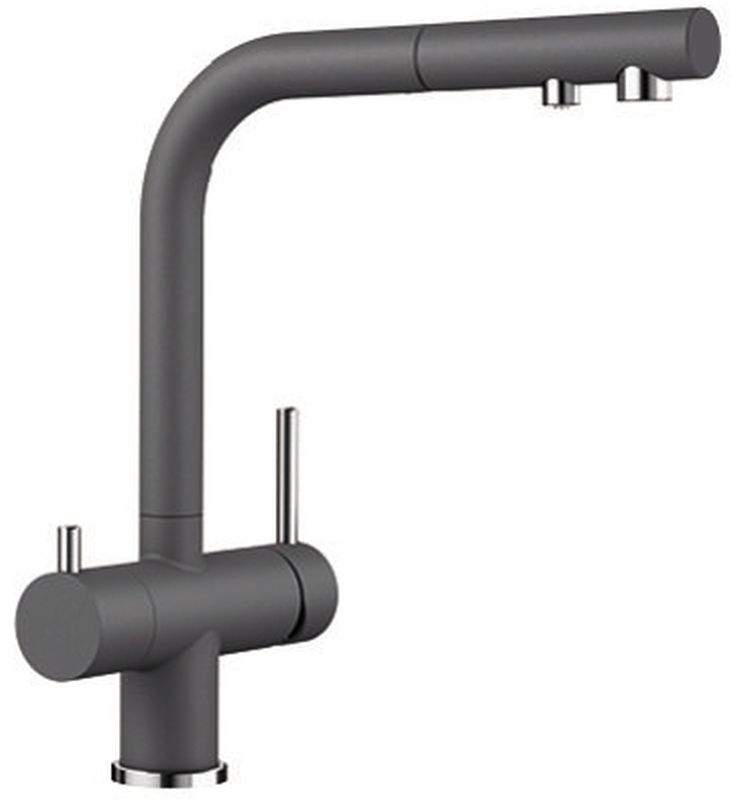 Blanco Fontas-S II rubinetto da cucina verticale grafite/grigio 525207