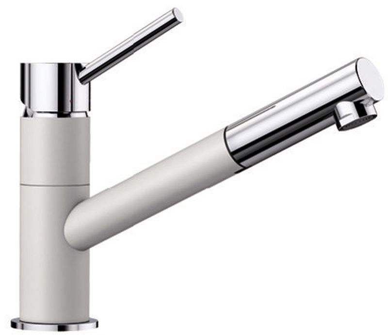 Blanco Kano-S rubinetto da cucina verticale cromo-bianco 525040