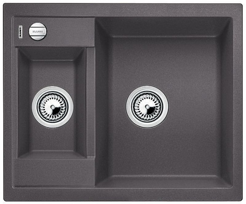 Blanco Metra 6 lavello in granito 61.5x50 cm grigio/grafite/inox 518874