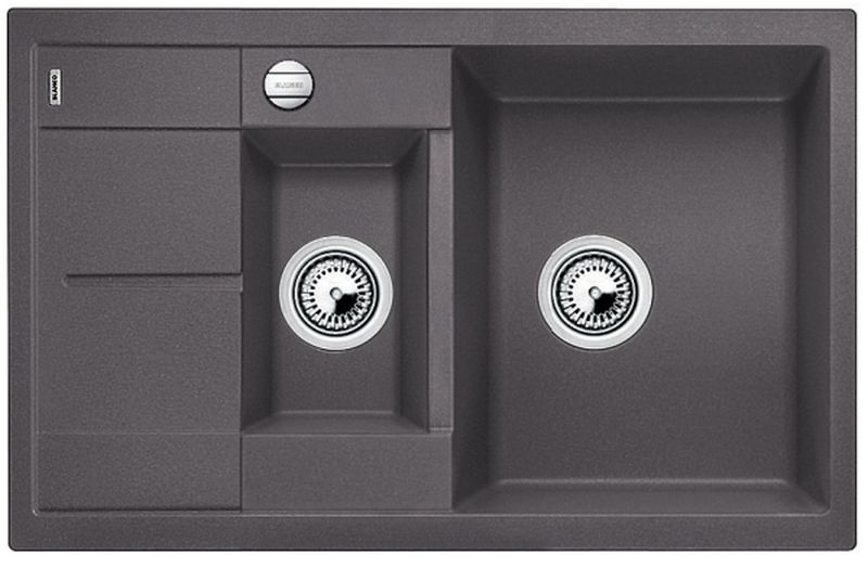 Blanco Metra 6 S Compact lavello in granito 78x50 cm grigio/grafite/inox 518876