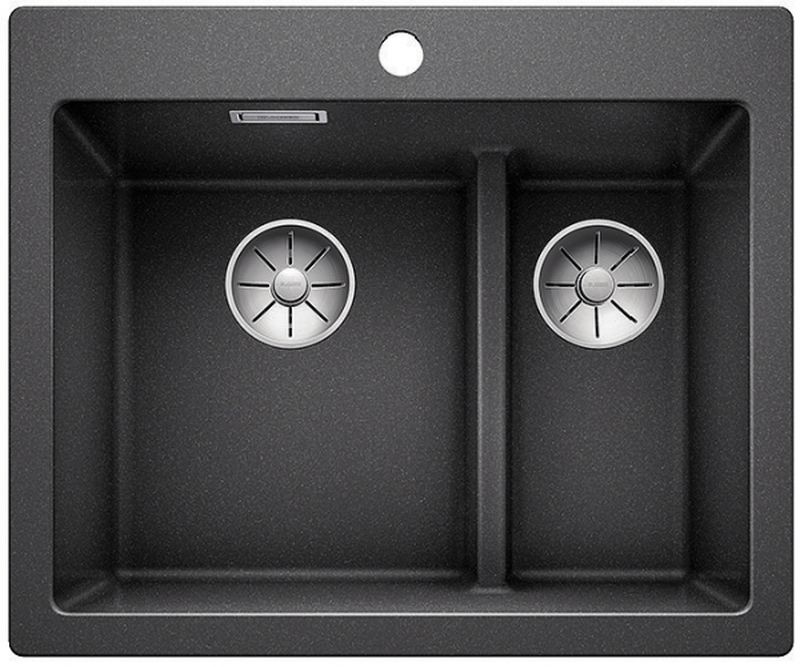 Blanco Pleon 6 Split lavello in granito 61.5x51 cm antracite 521689