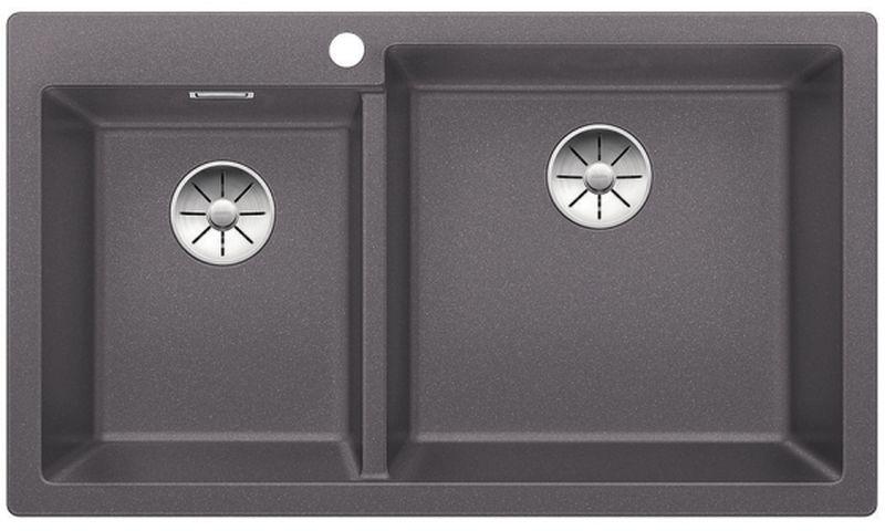 Blanco Pleon 9 lavello in granito 86x50 cm grigio/grafite/inox 523058