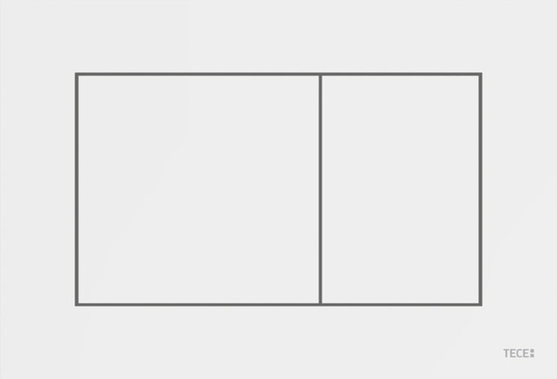 Tece Now placca di comando per WC bianco 9.240.405