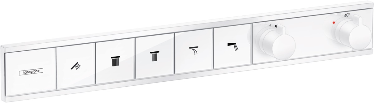 Hansgrohe RainSelect rubinetto per vasca e doccia da incasso con termostato bianco 15384700