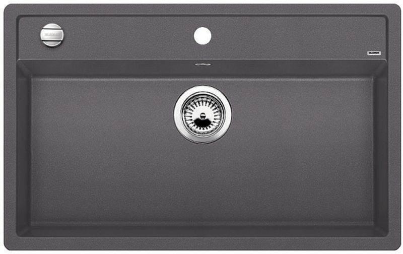Blanco Dalago 8 lavello in granito 81.5x51 cm grigio/grafite/inox 518852