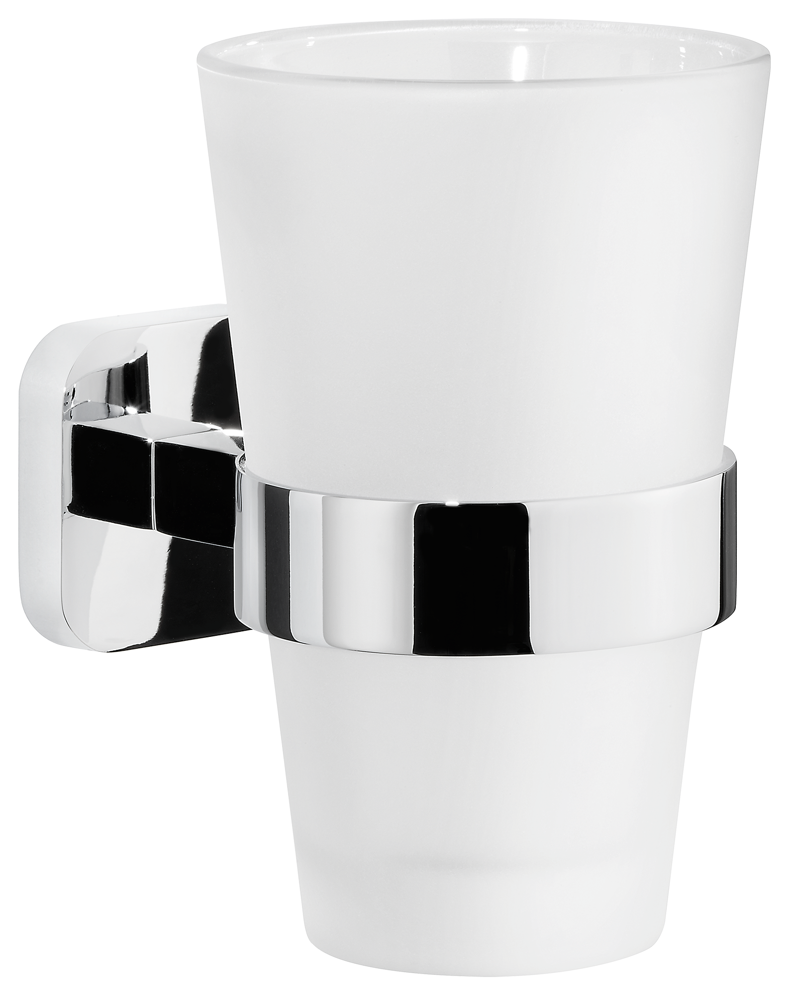 Tesa Elegaant bicchiere per lavarsi i denti bianco-cromo 40443-00000-00