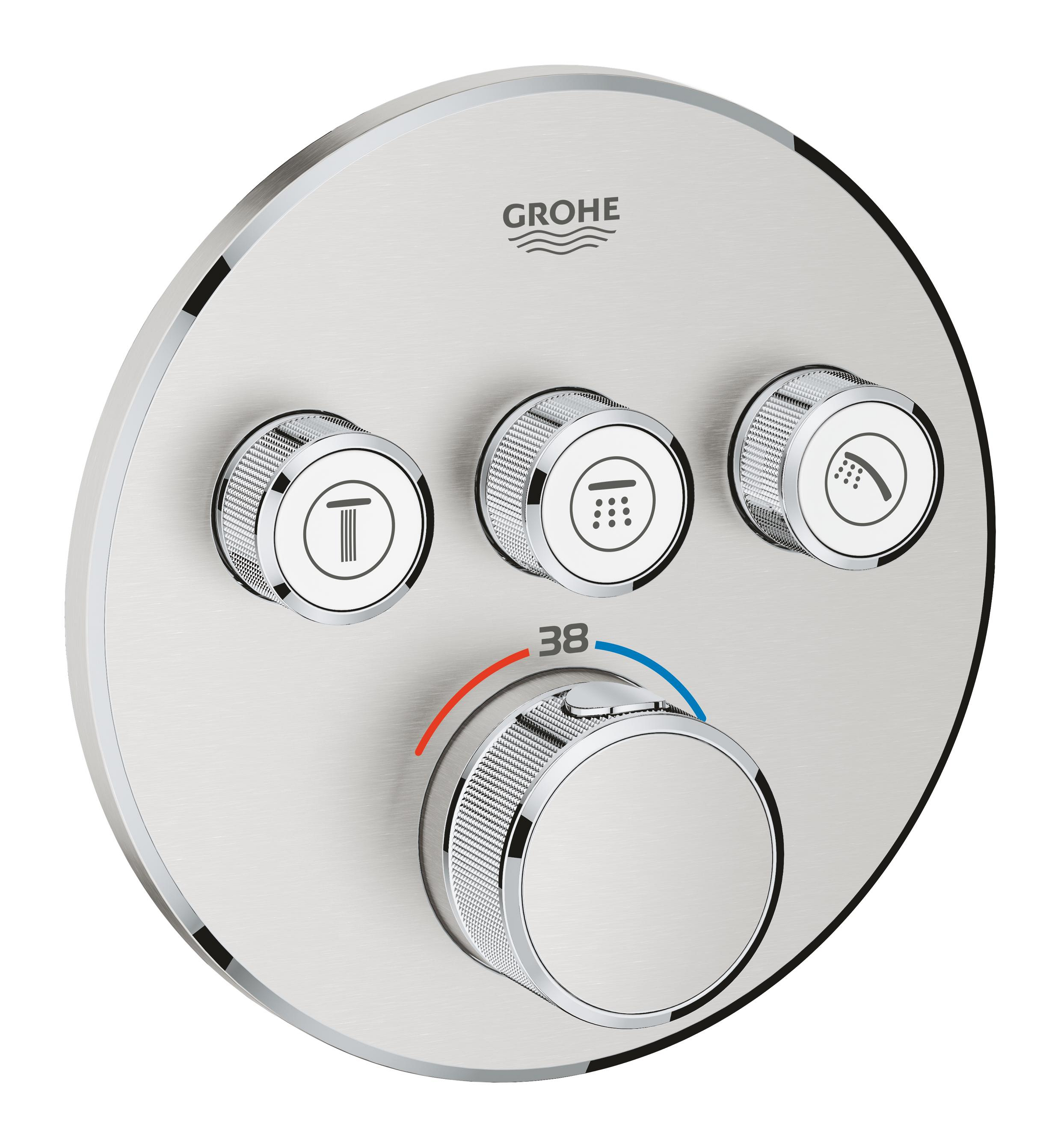 Grohe Grohtherm SmartControl rubinetto per vasca e doccia da incasso con termostato || 29121DC0