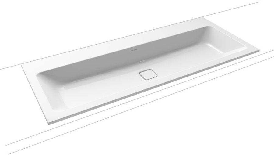Kaldewei Cono lavabo 120x50 cm rettangolare da incasso bianco 901806043001