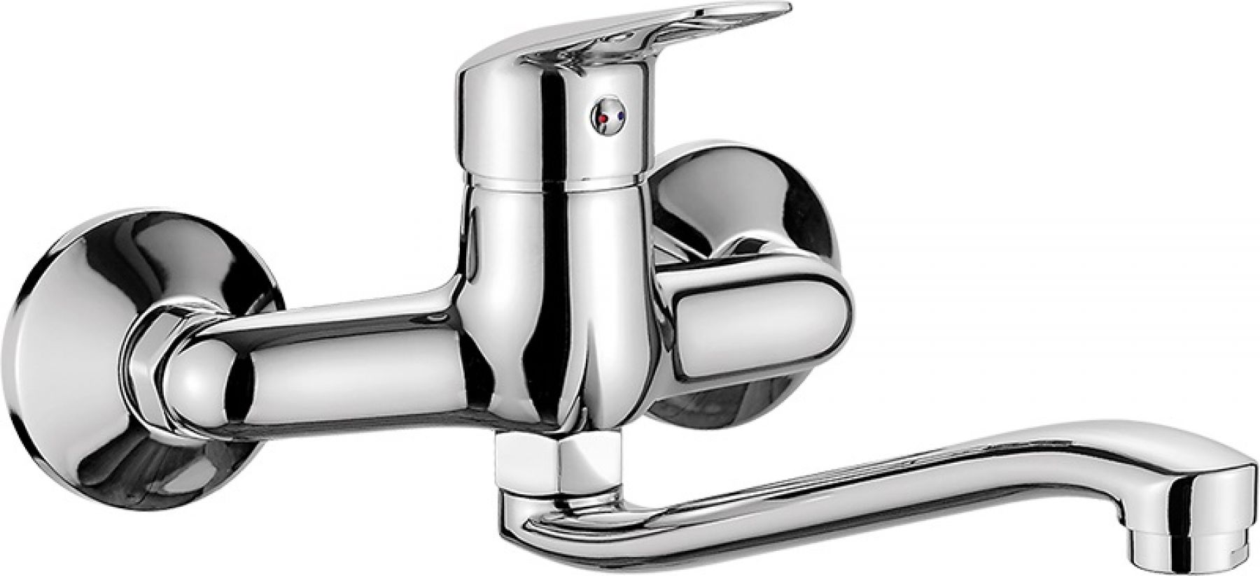 Deante Neo Boro rubinetto da cucina a parete cromo BMO_080M