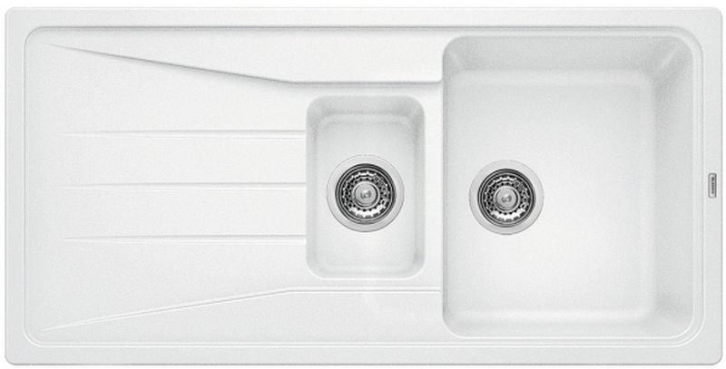 Blanco Sona 6 S lavello in granito 100x50 cm bianco 519855