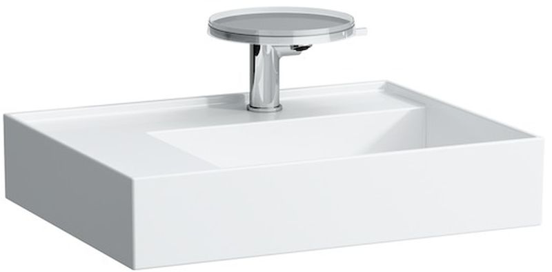 Laufen Kartell lavabo 60x46 cm rettangolare a parete bianco lucida H8103350001121