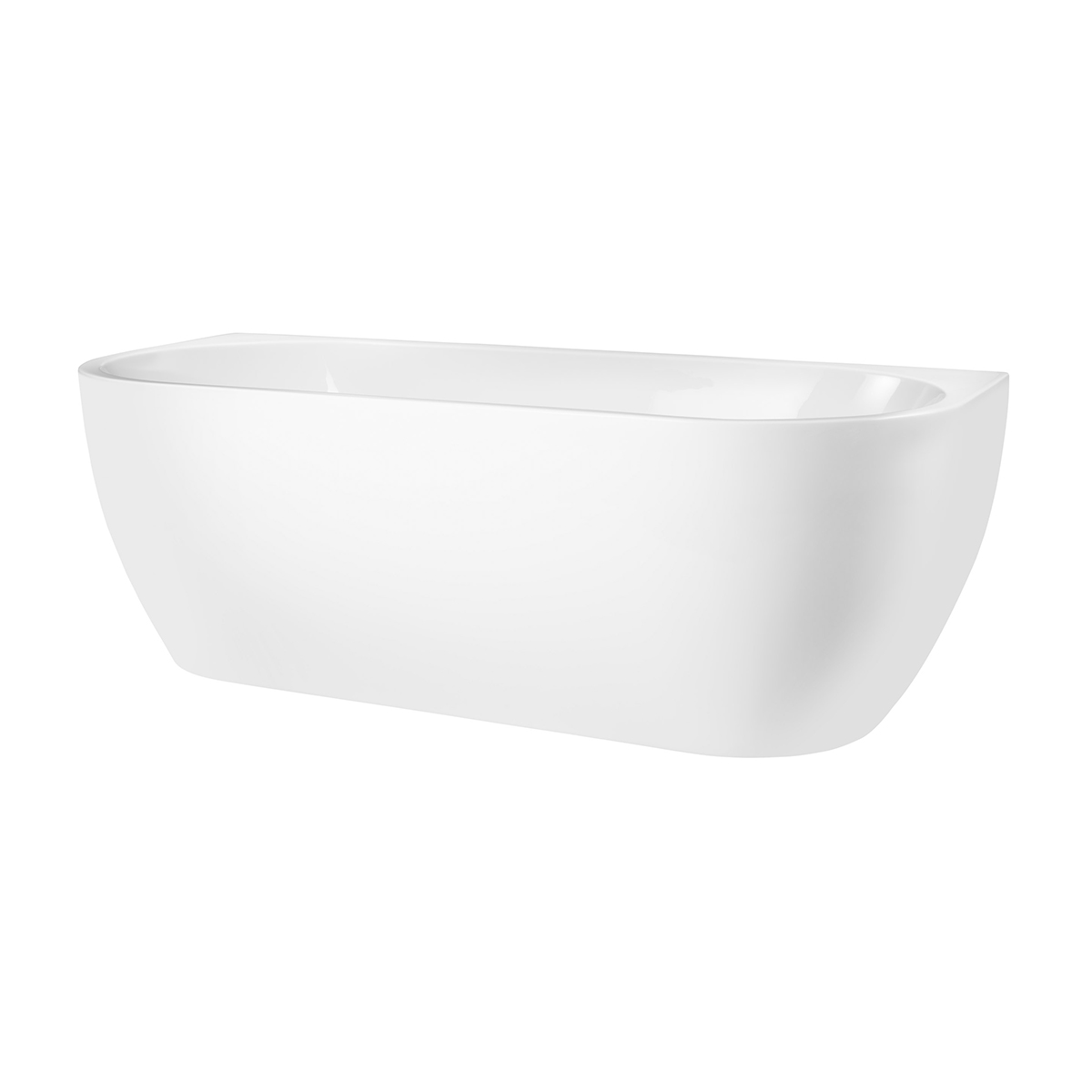 Oltens Begna vasca da bagno a parete 170x75 cm ovale bianco 12011000