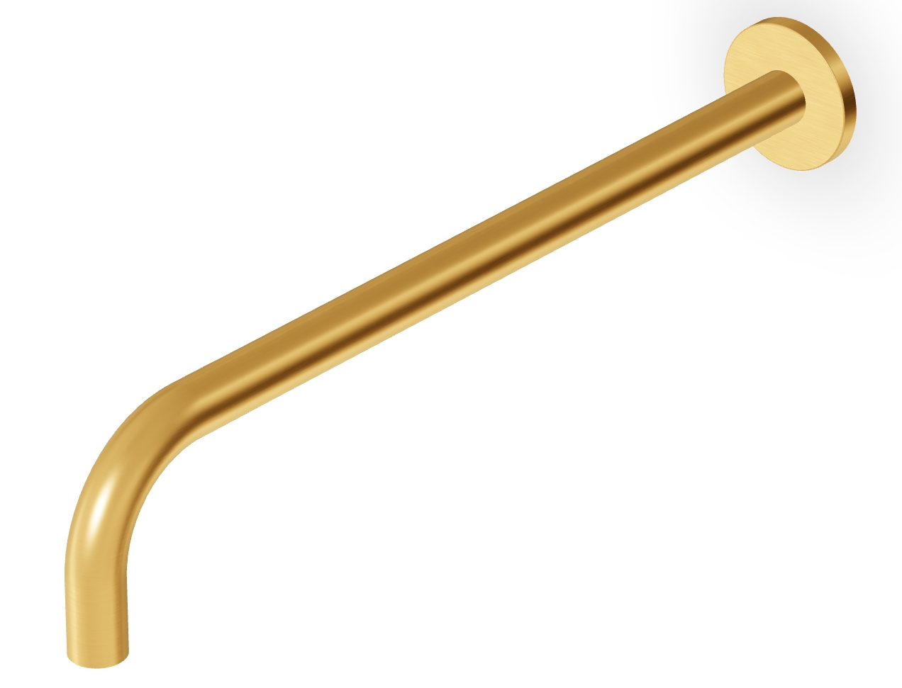 Zucchetti braccio da parete oro Z93027.C41