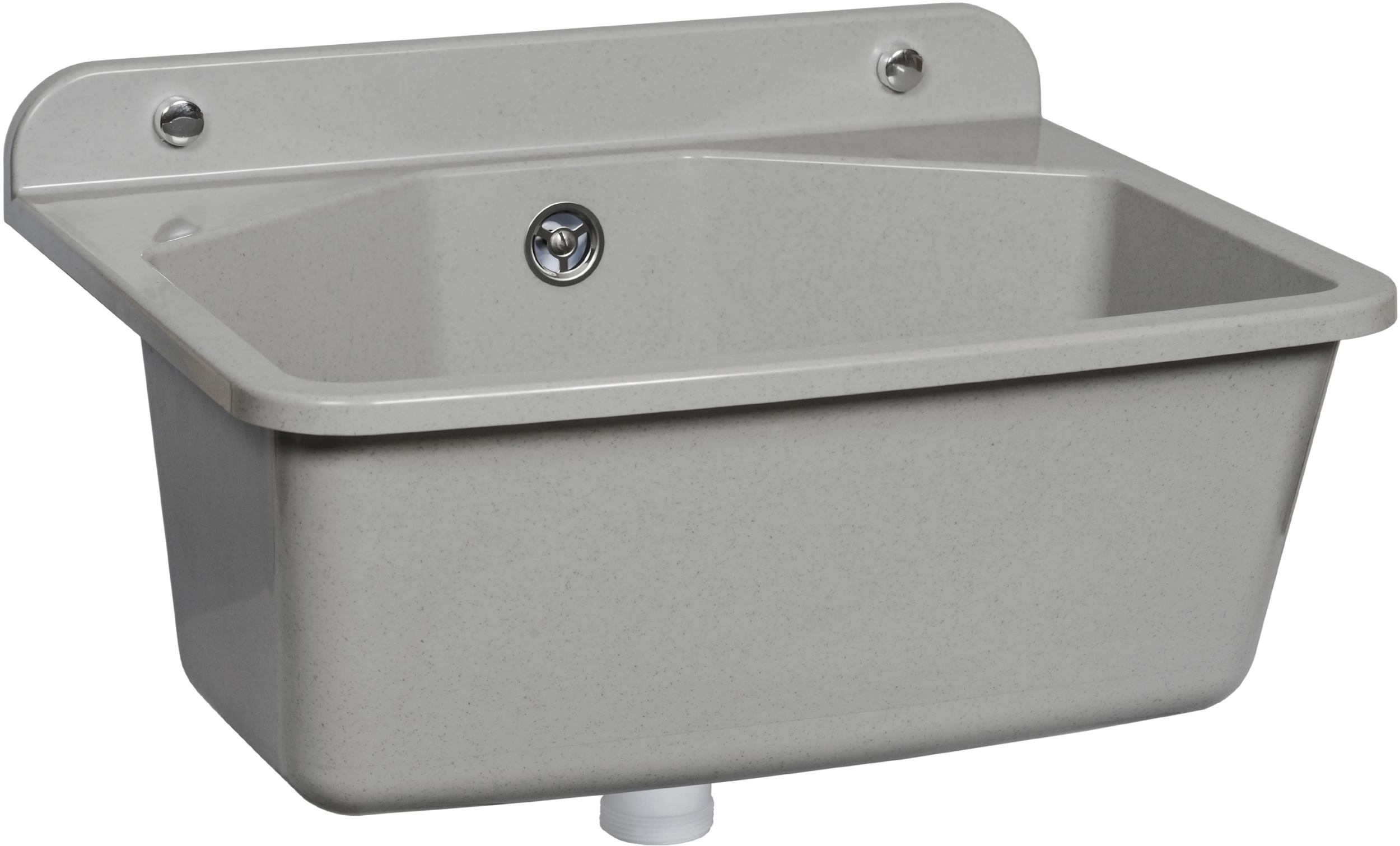 Ferro lavello industriale a 1 vasca 46x37 cm plastica DRK37/46G