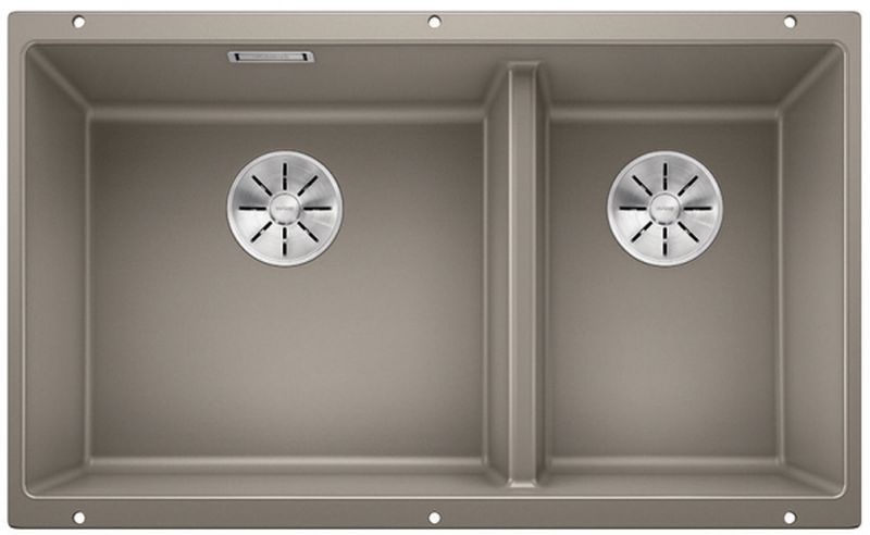 Blanco Subline 430/270-U lavello in granito 72.5x40 cm marrone 523158