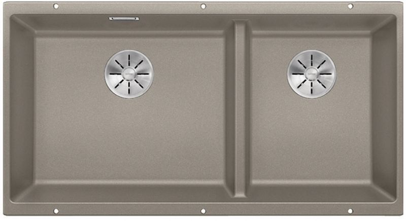 Blanco Subline 480/320-U lavello in granito 82.5x40 cm marrone 523591
