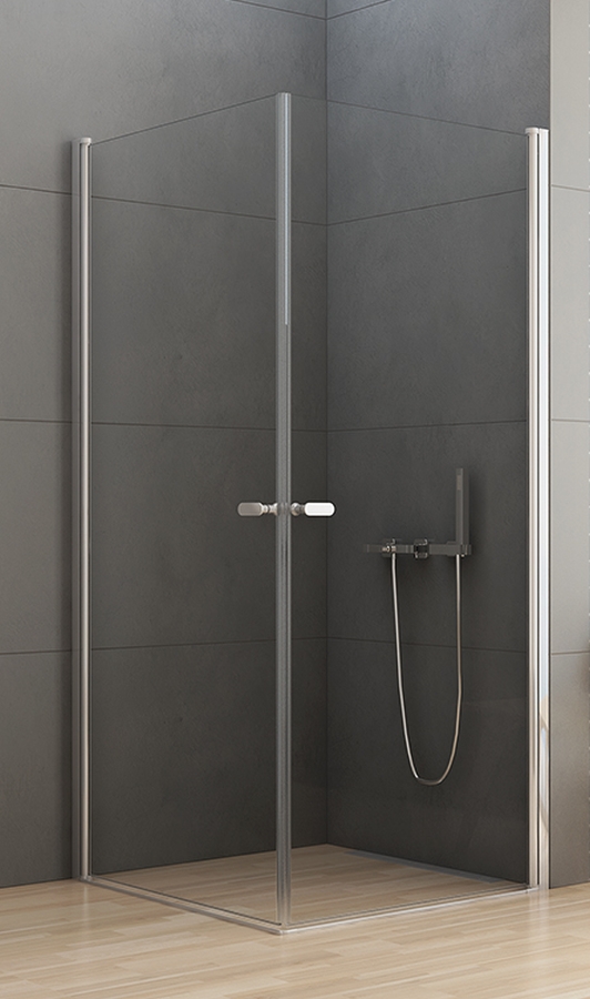 New Trendy New Soleo box doccia 100x80 cm rettangolare cromo lucida/vetro trasparente D-0140A/D-0142A