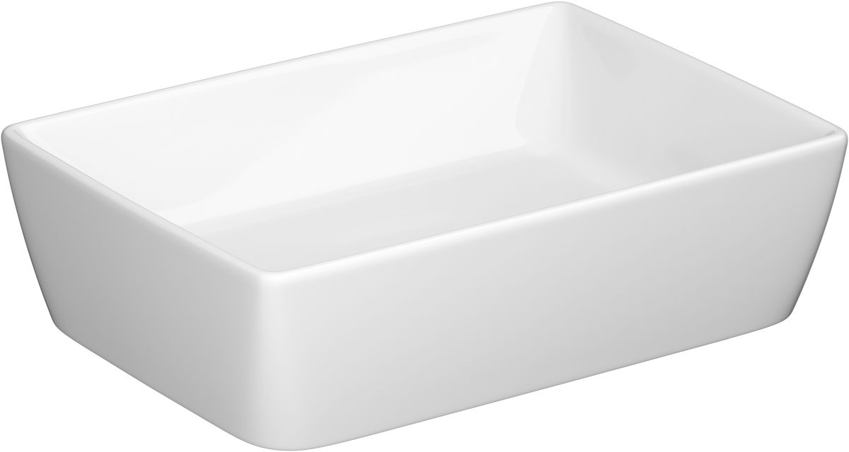 Cersanit City lavabo 50.5x35.5 cm rettangolare da appoggio bianco K35-048