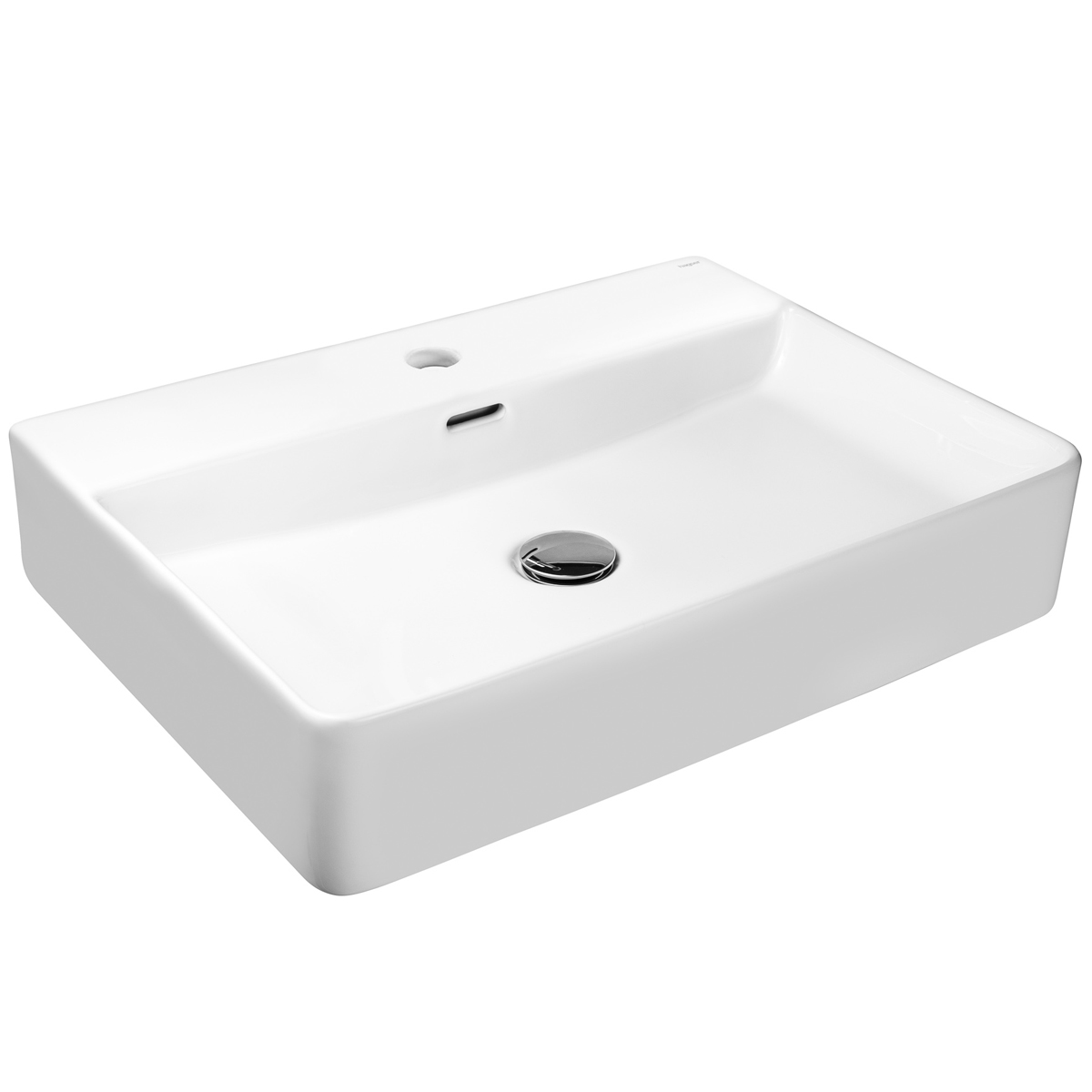 Hagser Emma lavabo 59x43 cm rettangolare da appoggio bianco HGR30000041