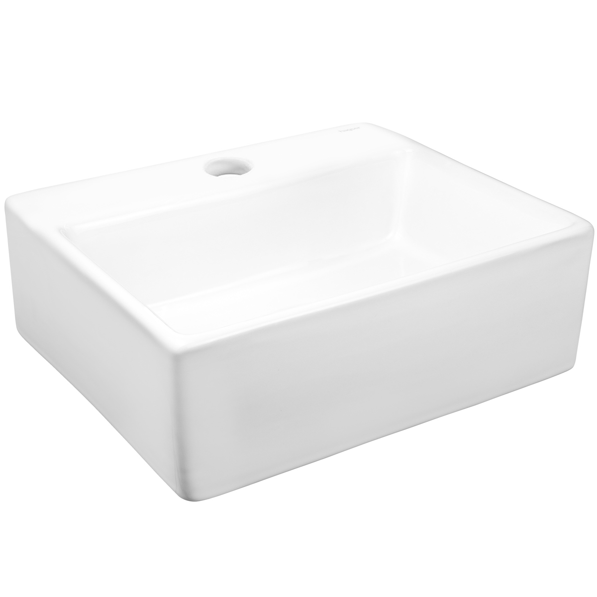 Hagser Doris lavabo 34x29.5 cm rettangolare da appoggio bianco HGR40000041