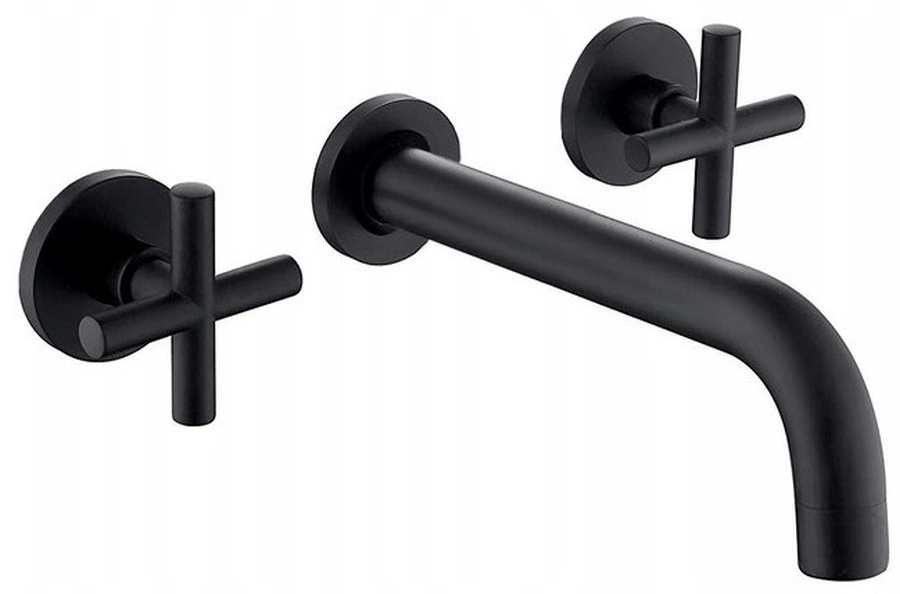 Rea Exit rubinetto per lavabo da incasso nero REA-B8000