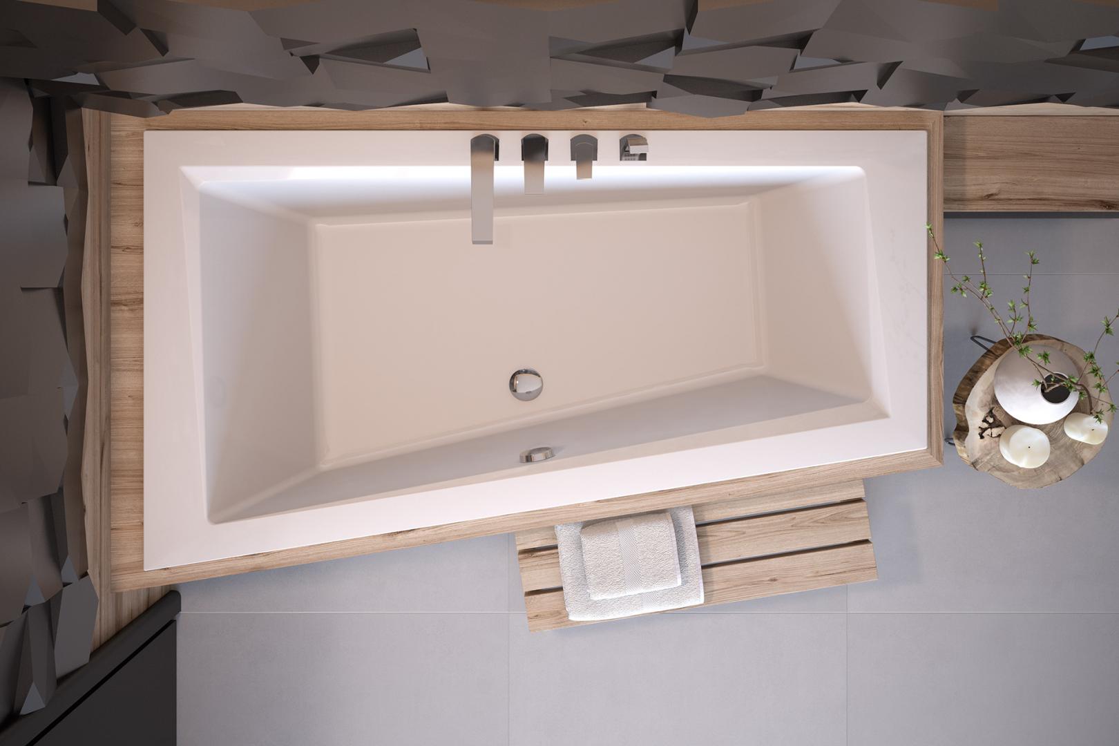 Besco Intima vasca da bagno angolare 150x85 cm sinistra bianco #WAIT-150-SL