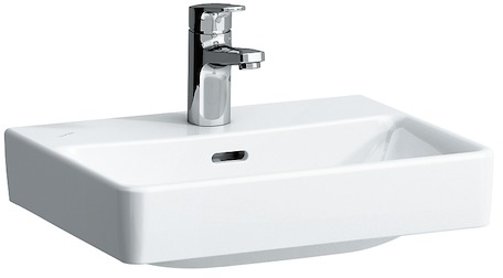Laufen Pro S lavabo 45x34 cm rettangolare a parete bianco H8169610001041