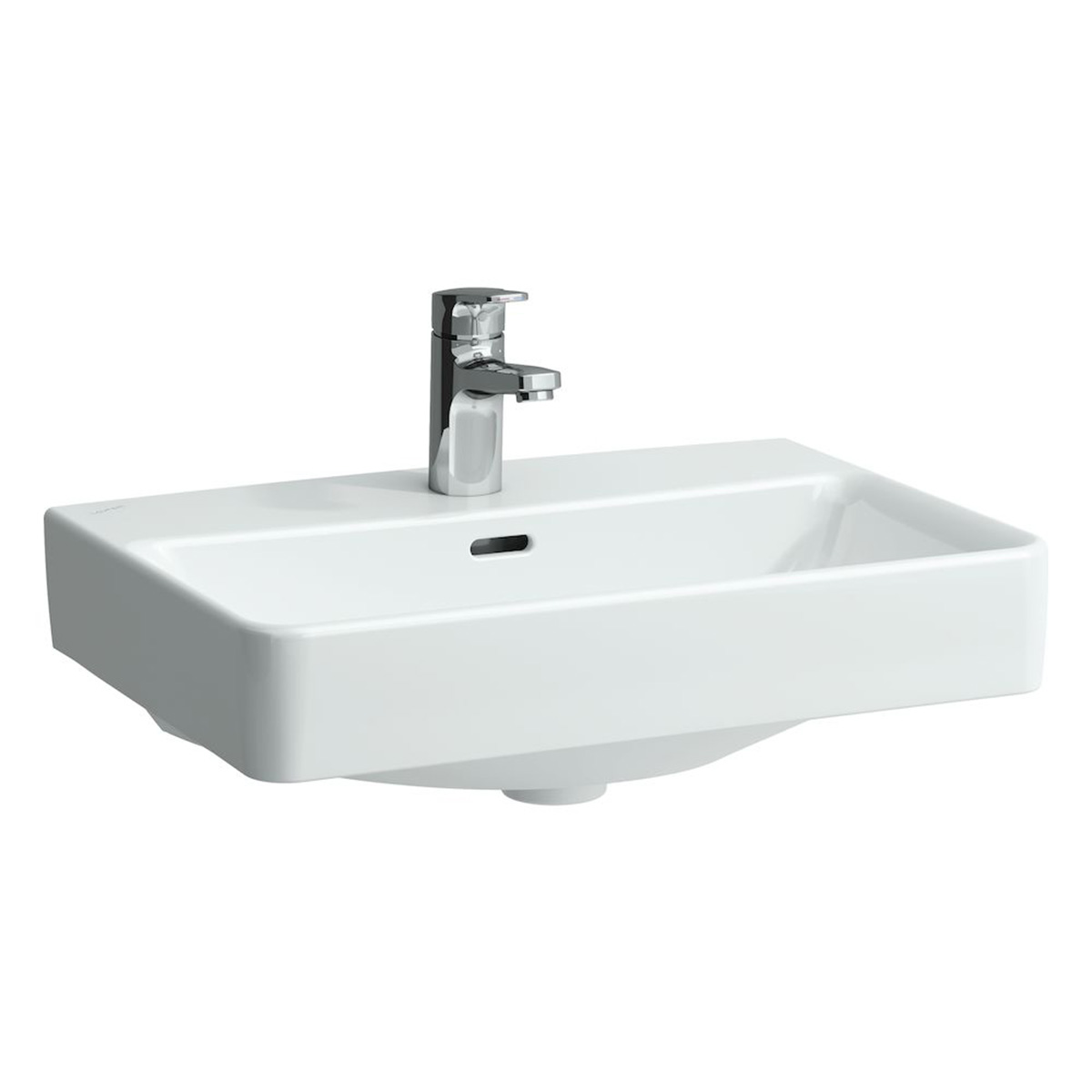 Laufen Pro S lavabo 55x38 cm rettangolare a parete bianco H8189580001041