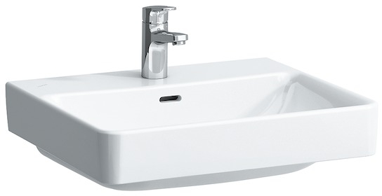 Laufen Pro S lavabo 55x46.5 cm rettangolare a parete-da appoggio bianco H8169620001041