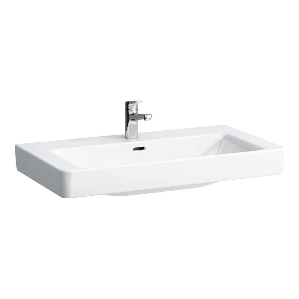 Laufen Pro S lavabo 85x46 cm rettangolare a parete-da appoggio bianco lucida H8139650001041