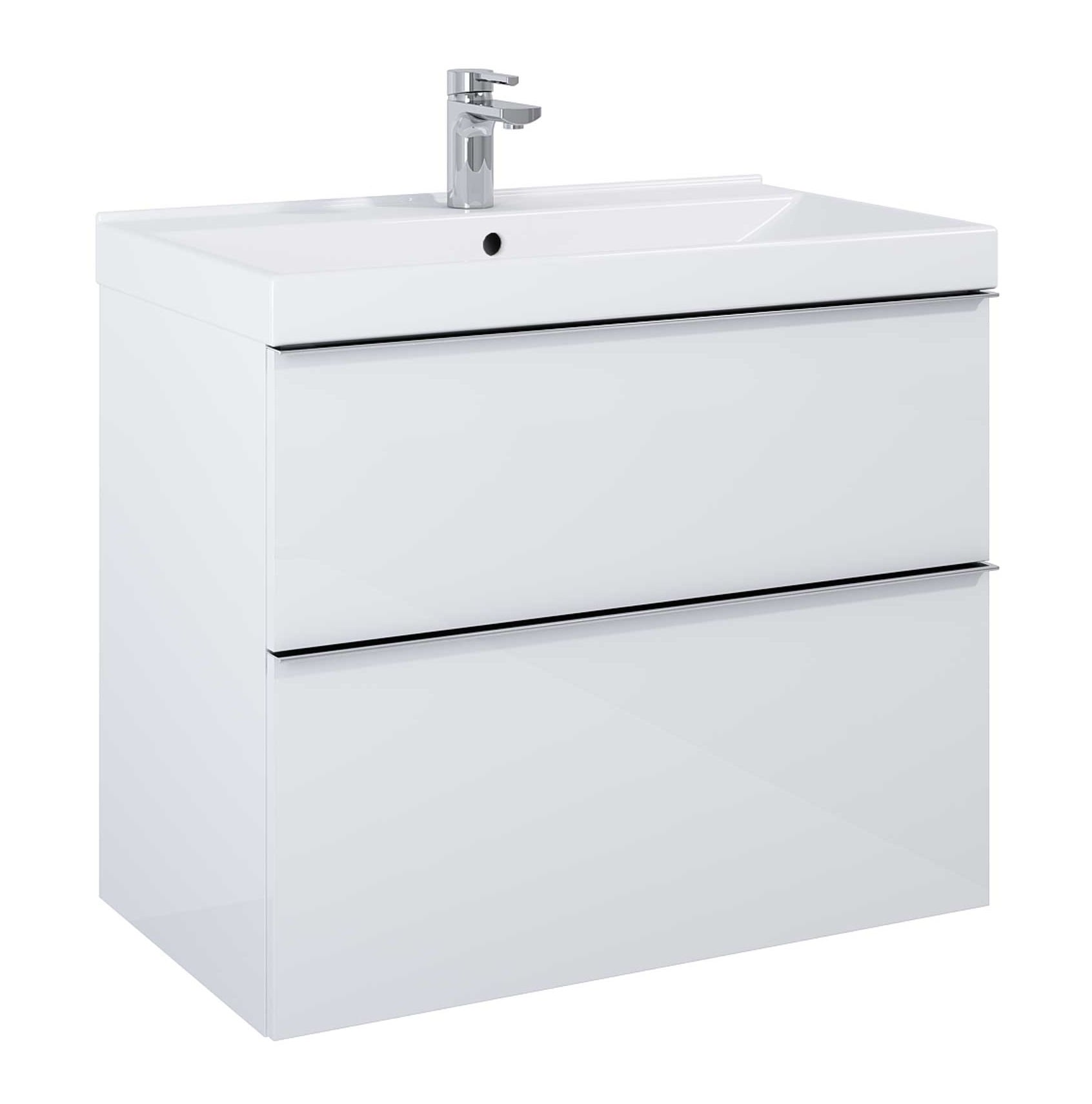 Elita Look armadietto 80x44.9x63.5 cm sottolavabo sospeso bianco 167596