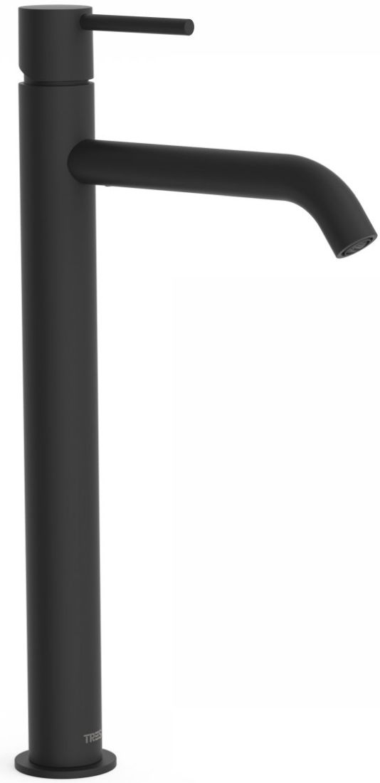 Tres Study Exclusive rubinetto per lavabo verticale nero 262.308.01.NM
