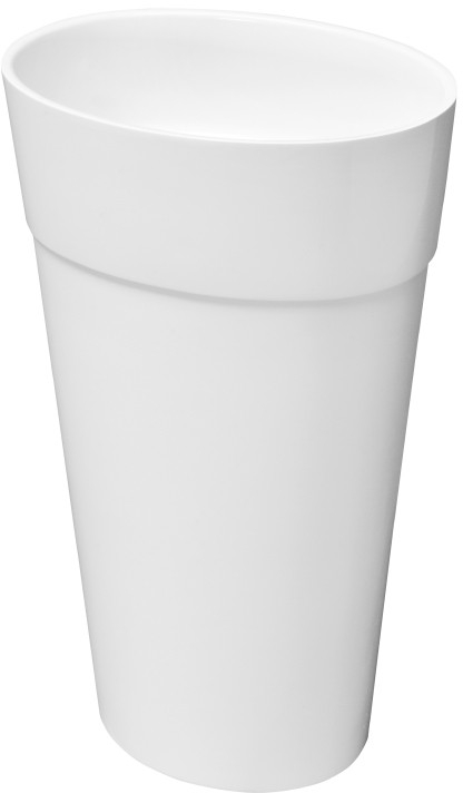 Besco Uniqa lavabo 46x32 cm ovale freestanding bianco lucida #UMD-U-WO