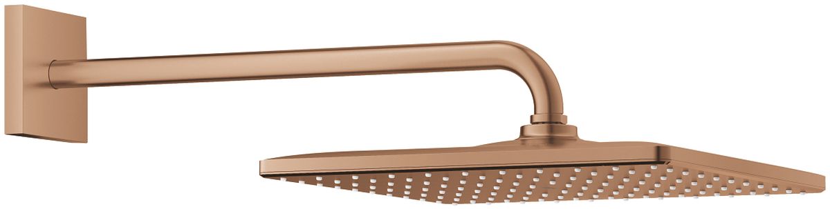 Grohe Rainshower soffione doccia 31x31 cm quadrata Brushed Warm Sunset 26564DL0