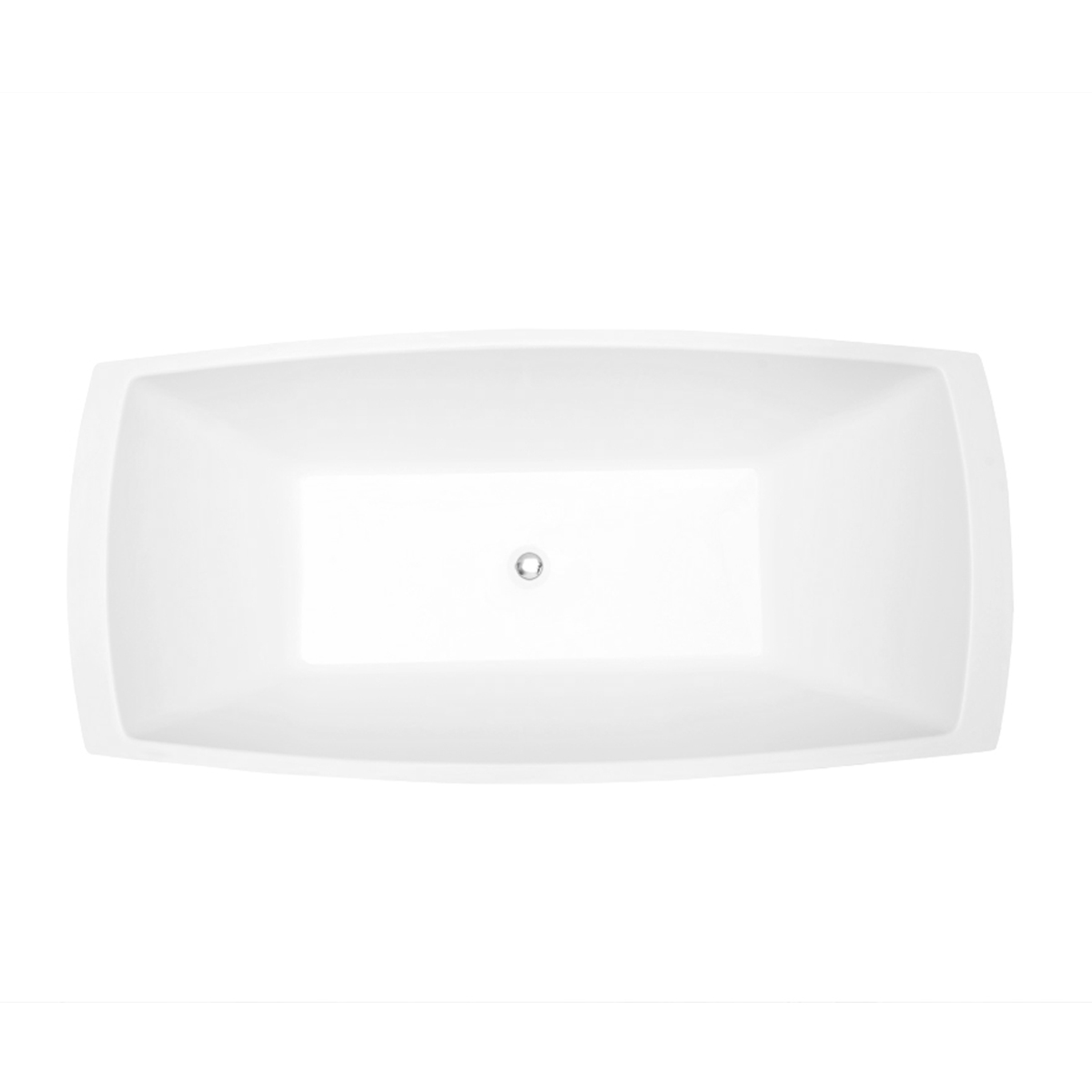 Hagser Elisa vasca da bagno freestanding 170x80 cm rettangolare bianco HGR20000012
