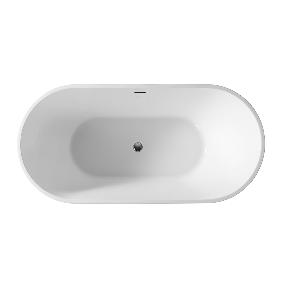 Hagser Petra vasca da bagno freestanding 172x82 cm ovale bianco HGR60000012