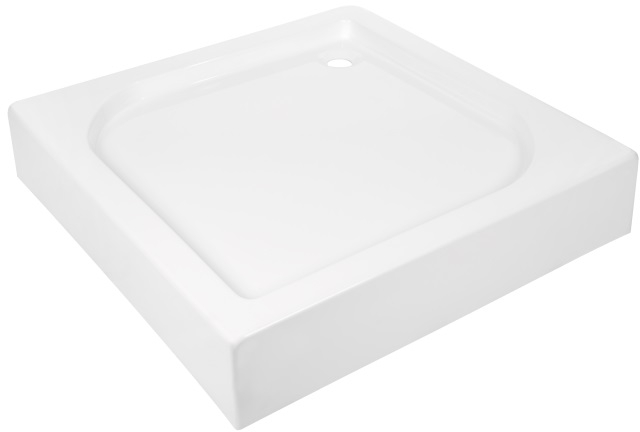 Invena piatto doccia quadrato 80x80 cm bianco AK-80-K83