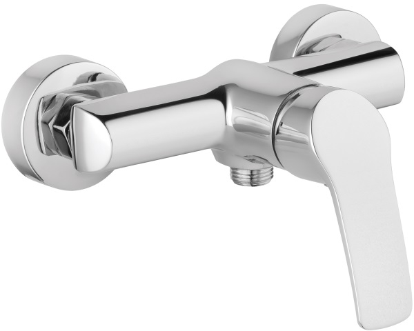Invena Malta rubinetto per doccia a parete cromo BN-27-001