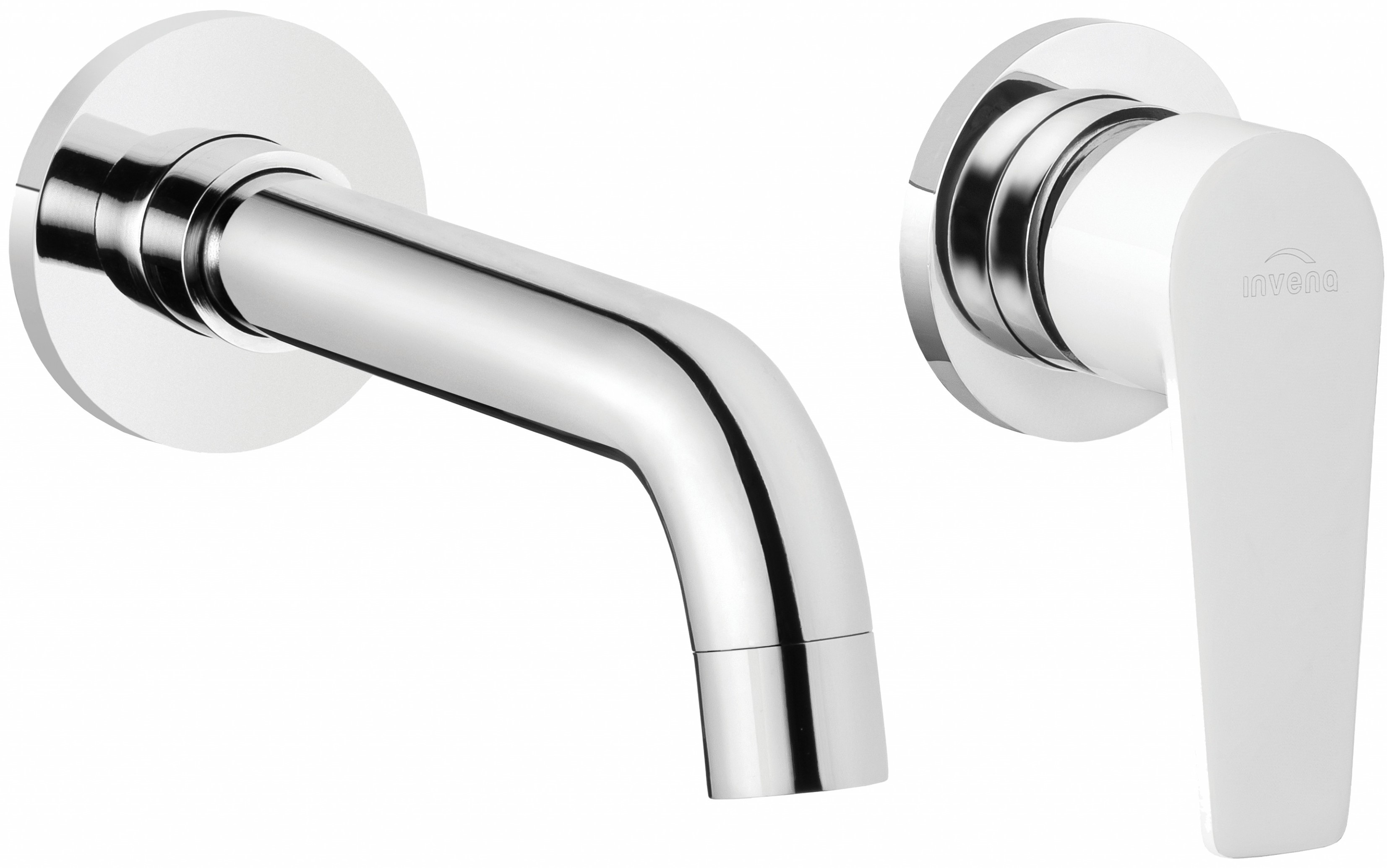 Invena Dokos rubinetto per lavabo da incasso cromo BP-19-U01