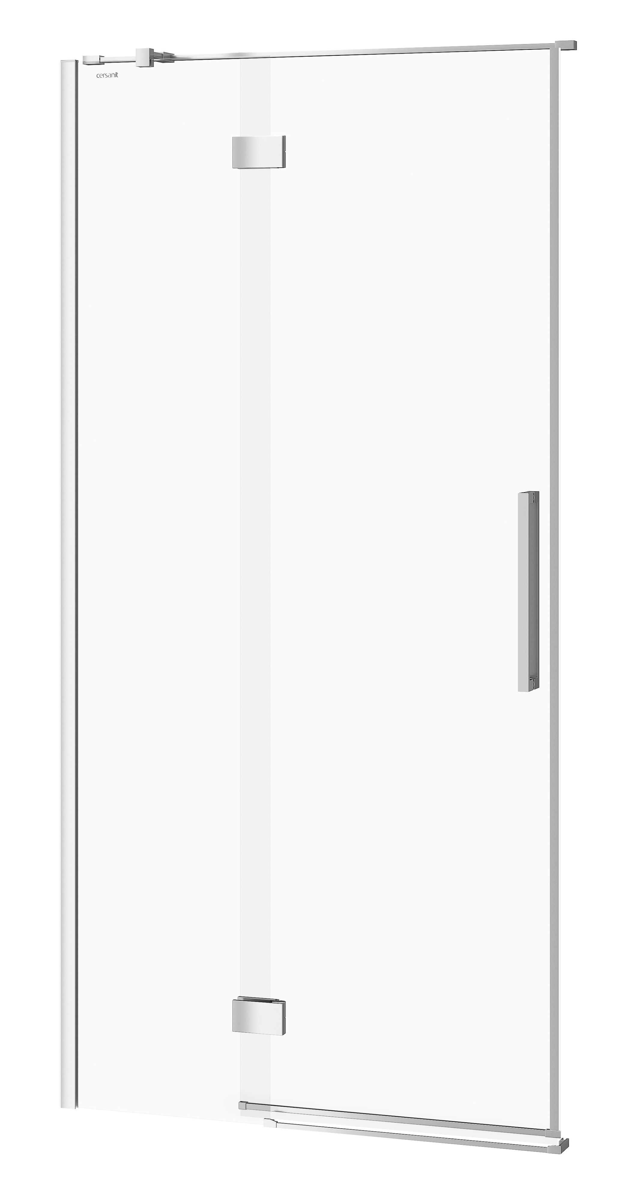 Cersanit Crea porta doccia 100 cm a battente cromo lucida/vetro trasparente S159-001
