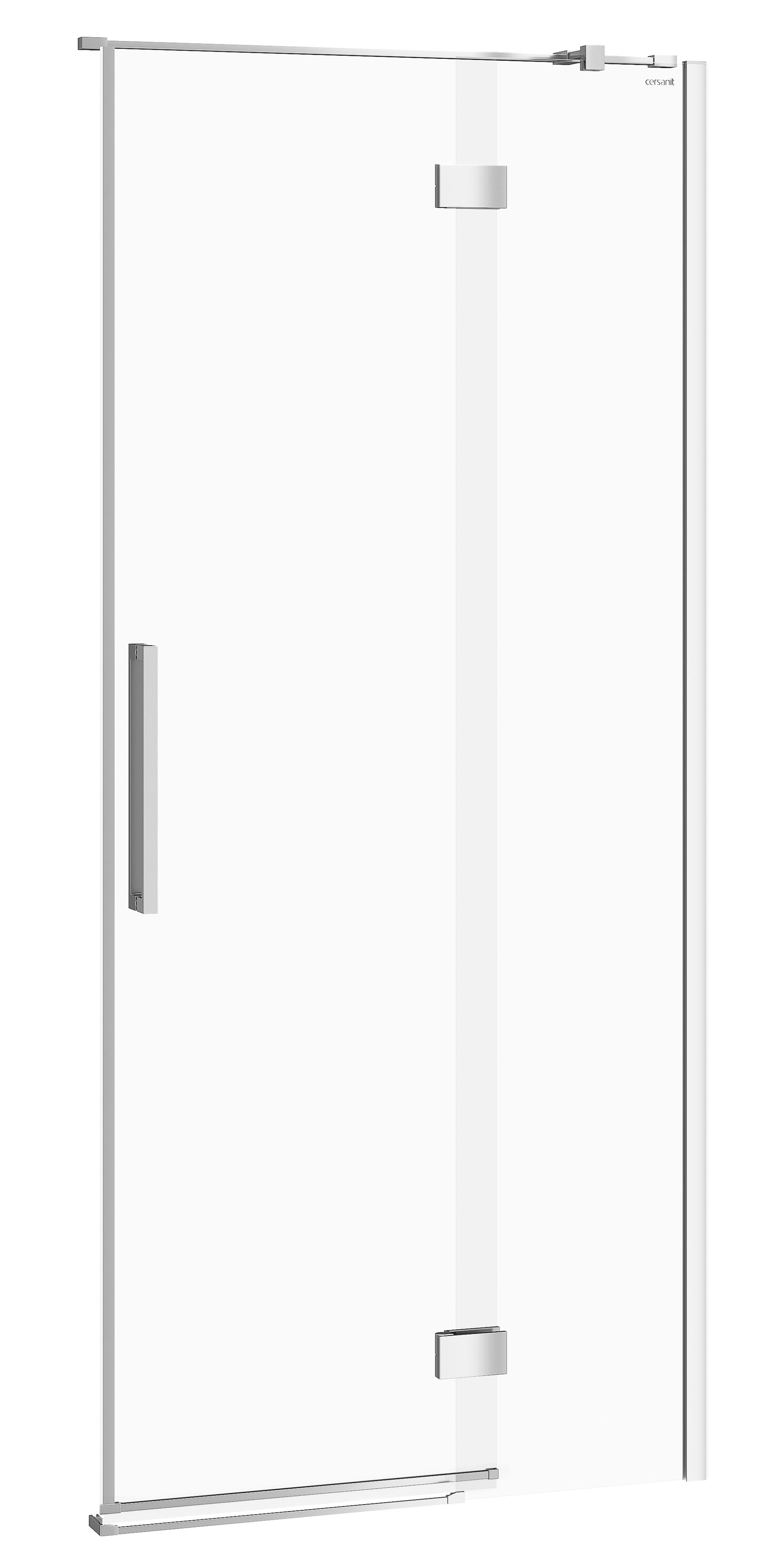 Cersanit Crea porta doccia 90 cm a battente cromo lucida/vetro trasparente S159-006