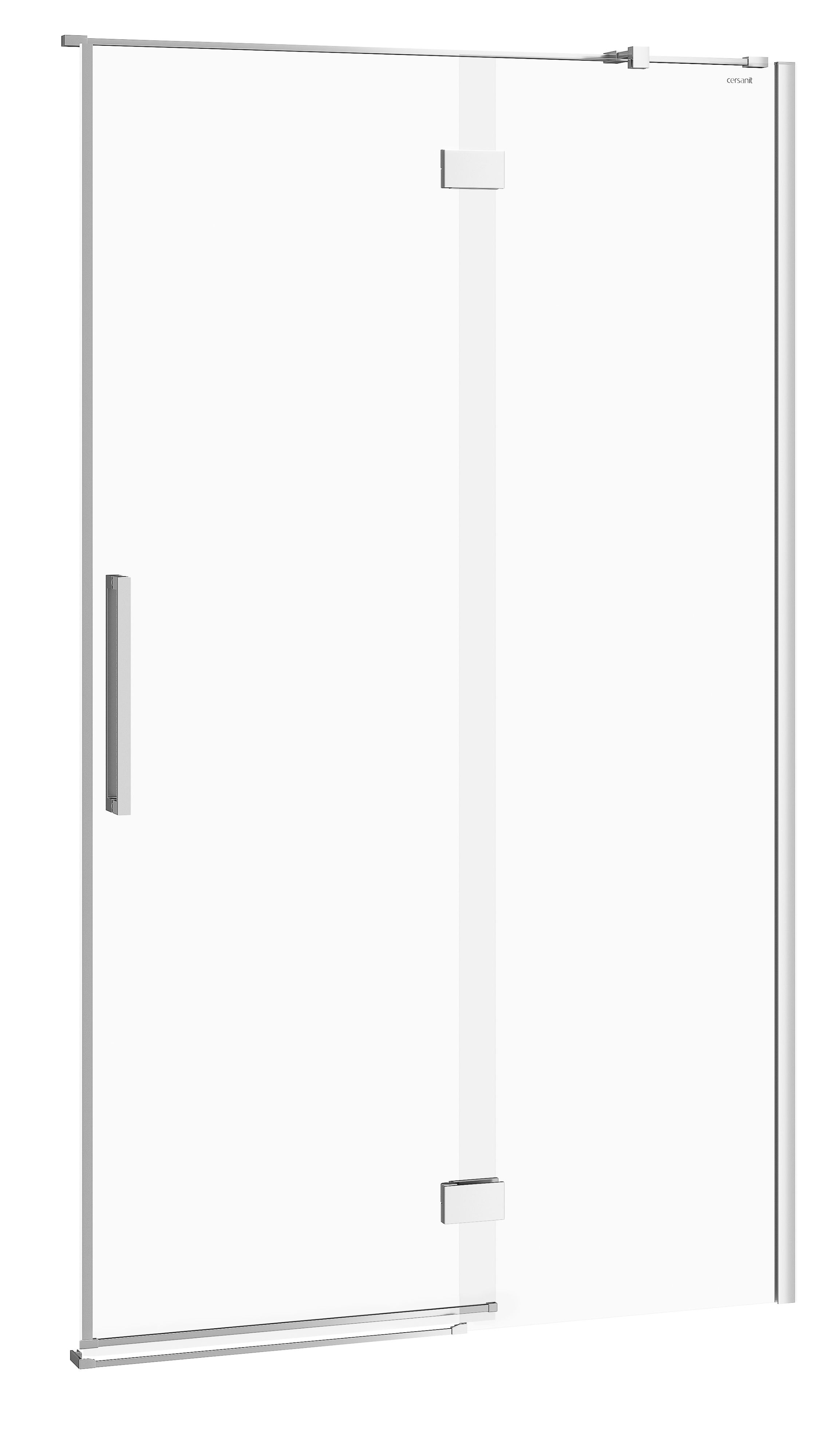 Cersanit Crea porta doccia 120 cm a battente cromo lucida/vetro trasparente S159-004
