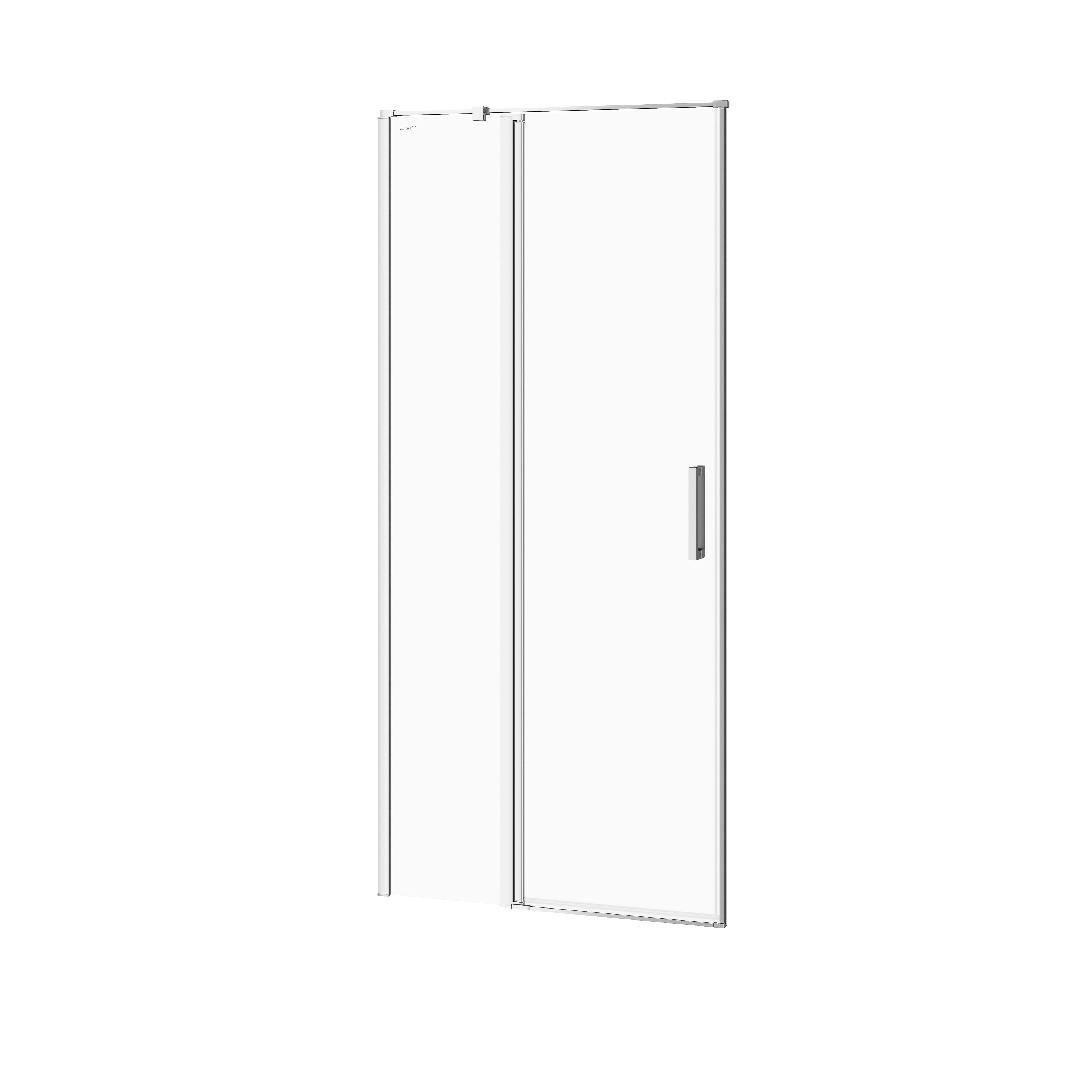 Cersanit Moduo porta doccia 90 cm a battente cromo lucida/vetro trasparente S162-005